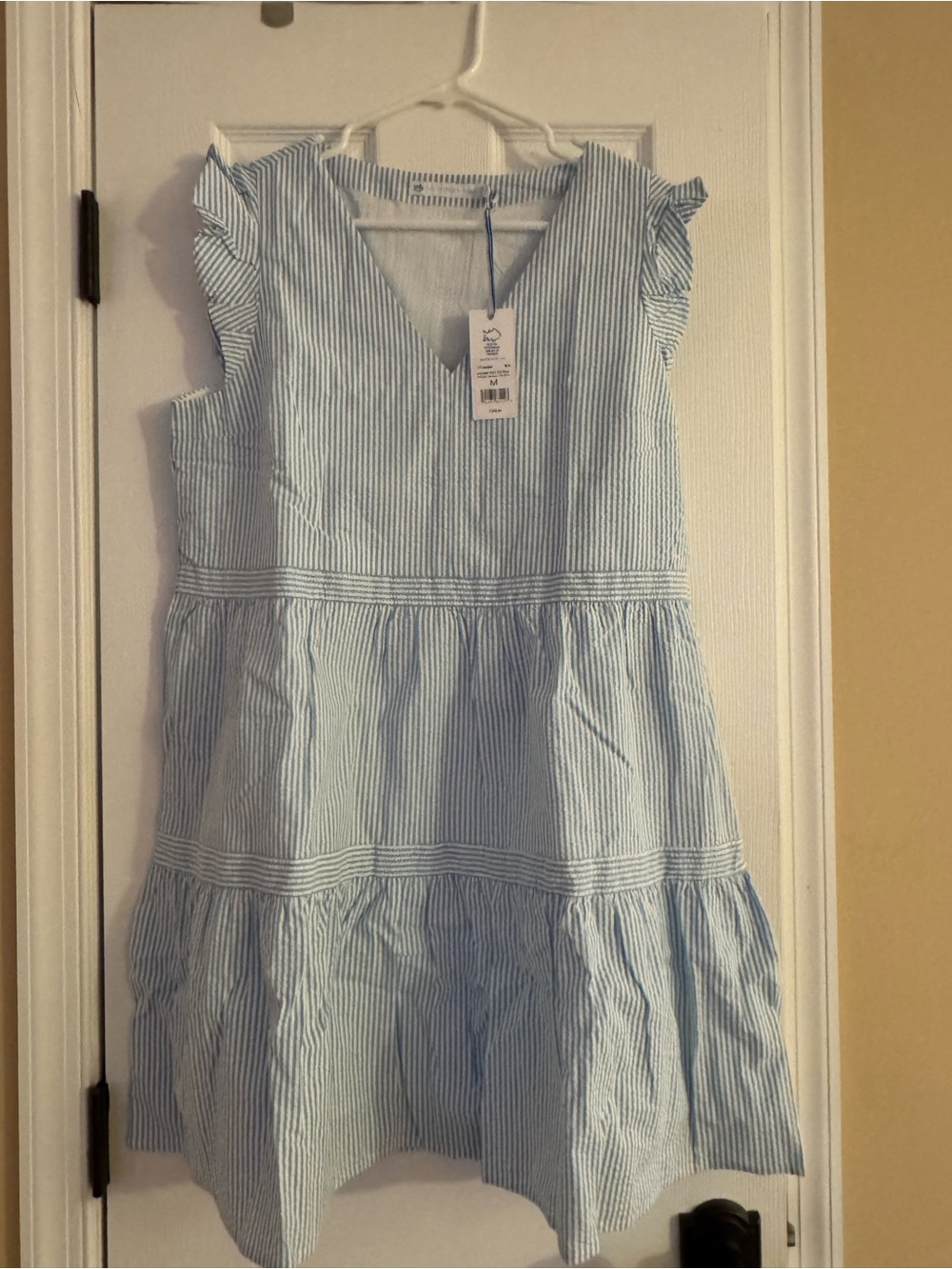 Southern Tide Light Blue Striped Dress brand new with tags size medium
